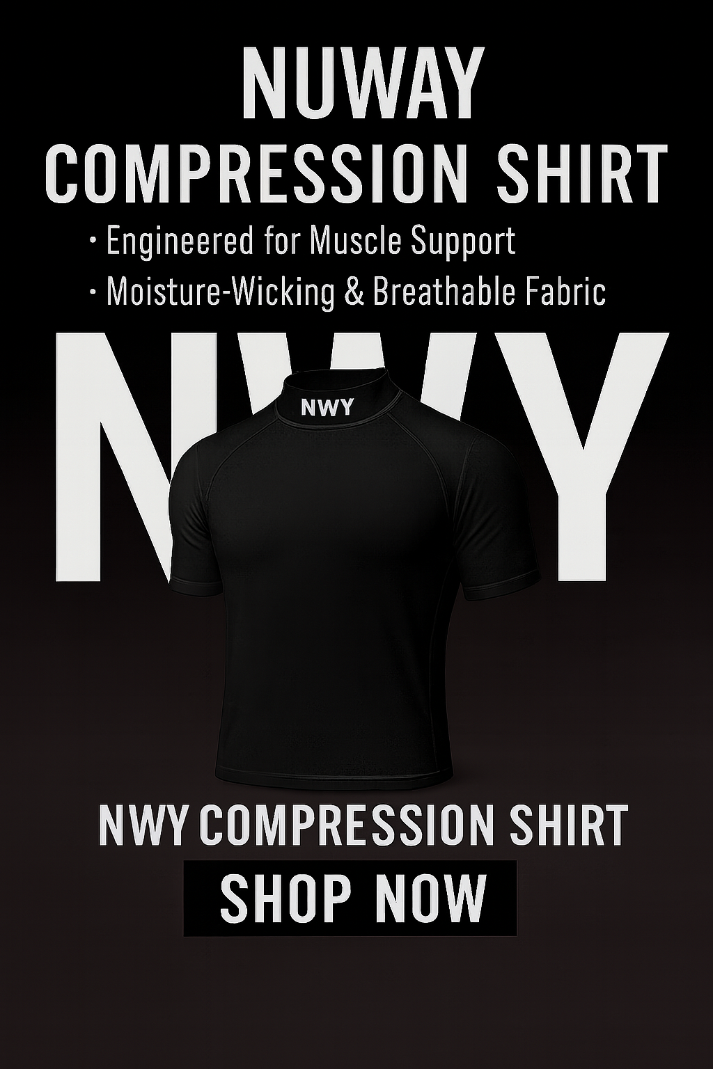 Chandail de Compression Noire