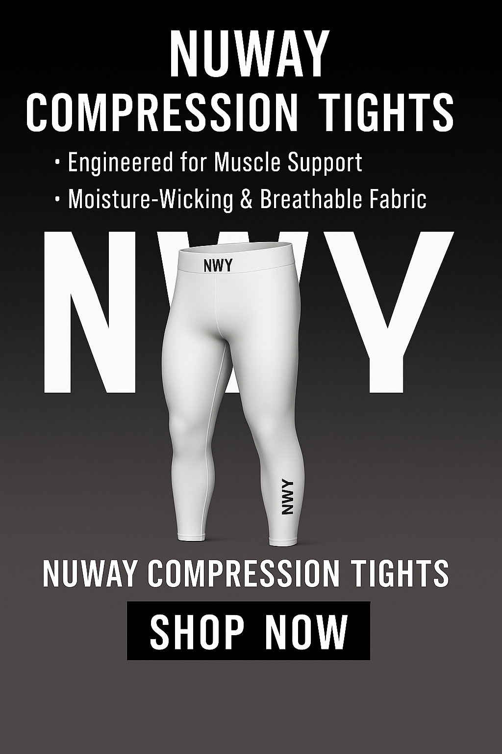 Pantalon de Compression Blanc